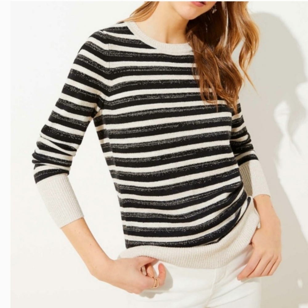 Loft Shimmer Cuff Sweater
